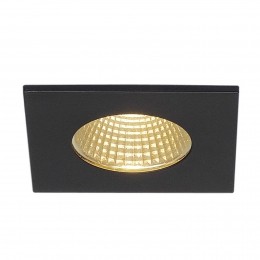 SLVPatta-ILEDinbouwlamphoekigmatzwart