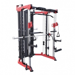 Krachtstationmetgewichten-60kg-Multistation-Smithmachine-GorillaSports