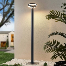 LindbyLEDbuitenlampKeilycirkelantracietmetaal