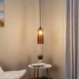 SolbikaLightingHanglampSodaglazencilinderamber12cm