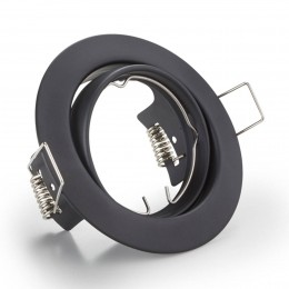 TrioLightingRondeinbouwlampJurainzwart