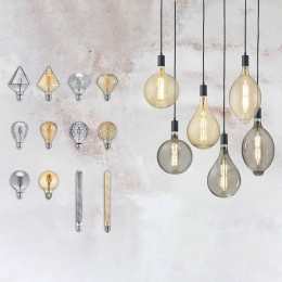 TrioLightingLED-lampE274W2700KDiamantFilamentamber