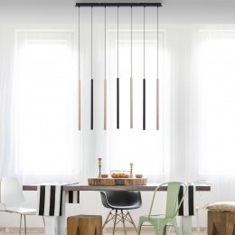 PaulNeuhausLEDhanglampFlutedimbaar7-lamps