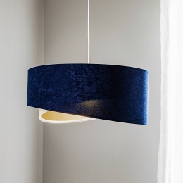 MacoDesignHanglampViviendriekleurigblauwbeigegoud