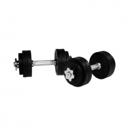 Dumbellset-Halterset-Rubber-30kg-GorillaSports