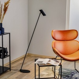 LucideHester-sierlijkemetalenvloerlampzwart