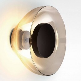 MARSETAuraLEDwandlamp18cmrookgrijs