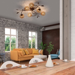 PaulNeuhausGretaplafondlamp65cm6-lampsmetaalG9