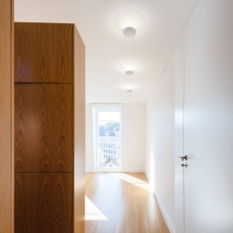 VibiaLEDplafondlampFunnelwitaluminium35cm2700K