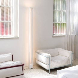 NemoTruLEDvloerlamp2700Kwitgelakt