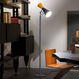 VloerlampNemoParliamentzwartgeel