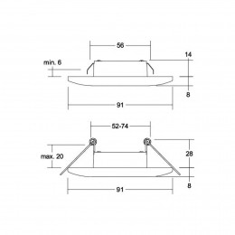 BRUMBERGAdaptLEDinbouwdownlightmatzwart