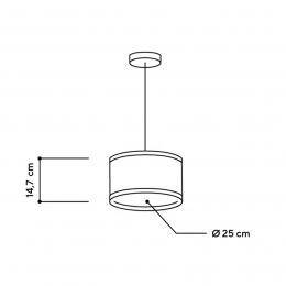 AlmutvonWildheimALMUT2610hanglamp25cmhooipuur