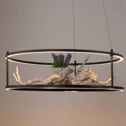 PaulNeuhausLEDhanglampConturazwart50cm