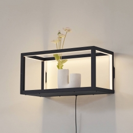 LindbyLEDwandlampBirtastekkerplank51cmUSB