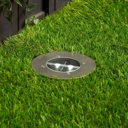 SmartwaresLEDgrondspotinbouwlampLugoIP44roestvrijstaalglas