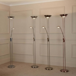 SearchlightLEDvloerlampMoederKindzilverleeslampdimbaar