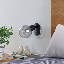 LindbyLiomastopcontactlampdraaibaarzwart