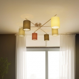 LindbyPellinoraplafondlampmeerkleurig