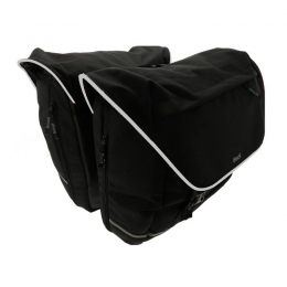 DubbelefietstasSPRTVXLGrijzeBies40LZwart