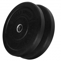 BumperPlates2x5kg-Halterschijven-10kg-Rubber-50mm-GorillaSports