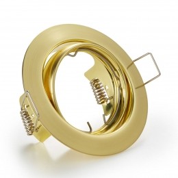 TrioLightingRondeinbouwlampJurainmessing