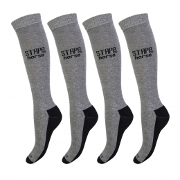 STAPPHorsePaardrijsokkenUni4-packGrijs-3942