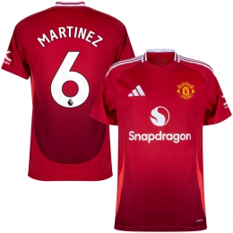 ManchesterUnitedShirtThuis2024-2025Martinez6-M