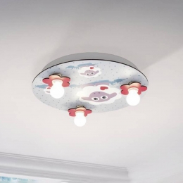 EGLOPlafondlampLalelurond3-lamps