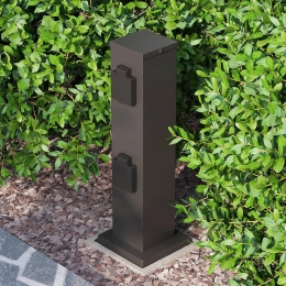 LindbyAvikocontactdooszuilmet4aansluitingen