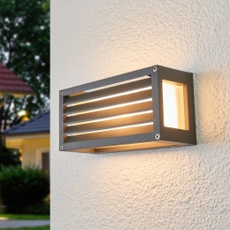 LucandebuitenwandlampAurelienmetaal125cmstrip