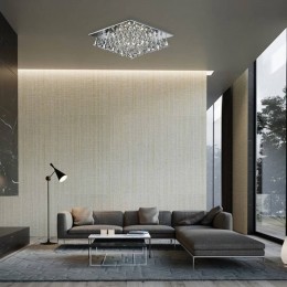 SearchlightPlafondlampHannametkristallenprismas44x44cm