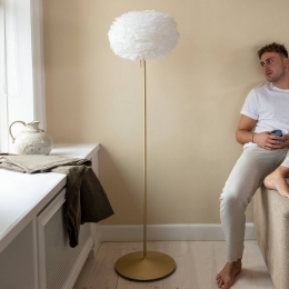 UMAGEEosvloerlampmediummessingwit