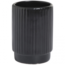 TandenborstelhouderRibbelZwart