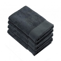 WalraSoftCottonDouchelaken70x140cm550gramAntraciet-4stuks