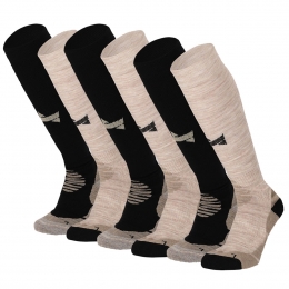 XtremeOutdoorSokkenCompressie6-packMultiBeige-3538