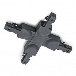 TrioLightingX-connectorDUOline2-fasenrailsysteemzwartmat