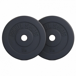 HalterschijvenSet30kg-2x15kg-Kunststof-Olympisch-50mm-GorillaSports