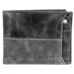 AkzentlerenherenportemonneeRFIDZwart