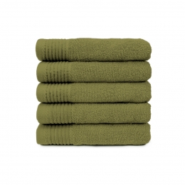 TheOneHanddoek50x100cm450gramOliveGreen5stuks