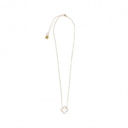 Goudkleurigeklavertjesketting