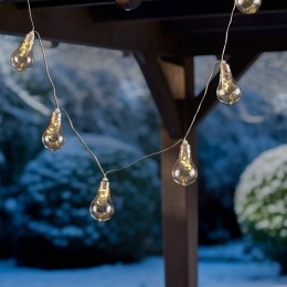 LindbyLEDlichtkettingLampini200cmzwartIP44