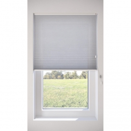 DubbelPlissgordijnOliviaGrijsTransparant