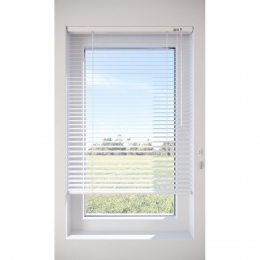 AluminiumJaloezieBentWit25mm