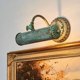 LindbyschilderijverlichtingBeno25cmmetaalE14groenespanning