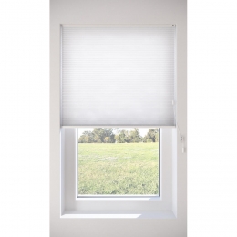 DubbelPlissgordijnVeraWitLichtdoorlatend