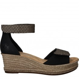 RiekerSandalenDamesZwart