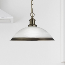 SearchlightGlazenhanglampBistroinglanzendgoud