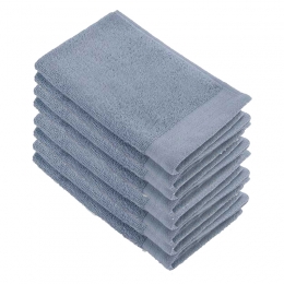 WalraSoftCottonGastendoekjes30x50cm550gramBlue-8stuks