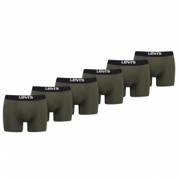 LevisBoxershortsSolidBasicOrganicCotton6-packKhaki-M